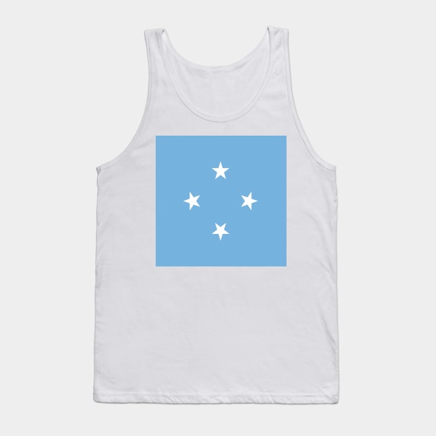 Micronesia flag Tank Top by flag for all